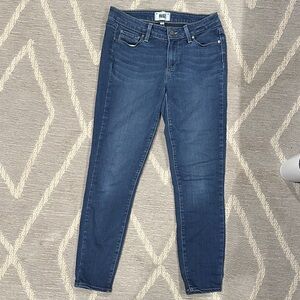 PAIGE Dark Blue Skinny Jeans